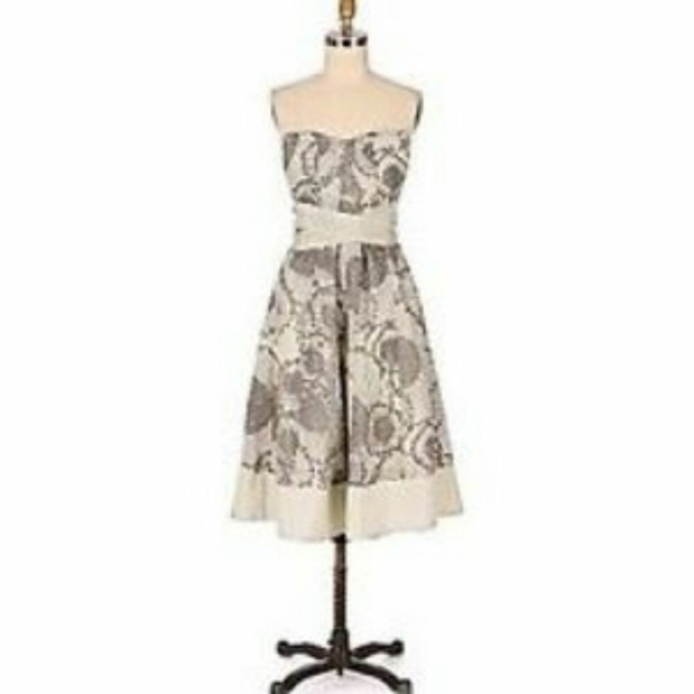 Anthropologie strapless dress 2